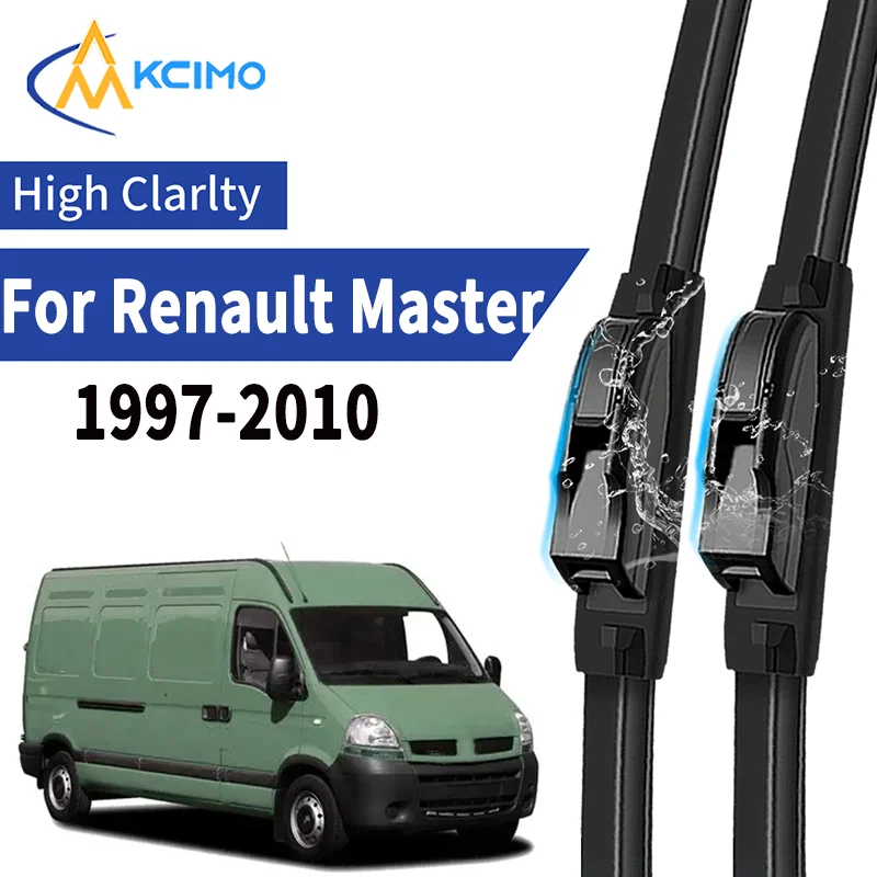 

2pcs Car Front Wiper Blades For Renault Master 1997-2010 Windscreen Windshield Wipers Silent Rubber Auto Accessories Replacemen