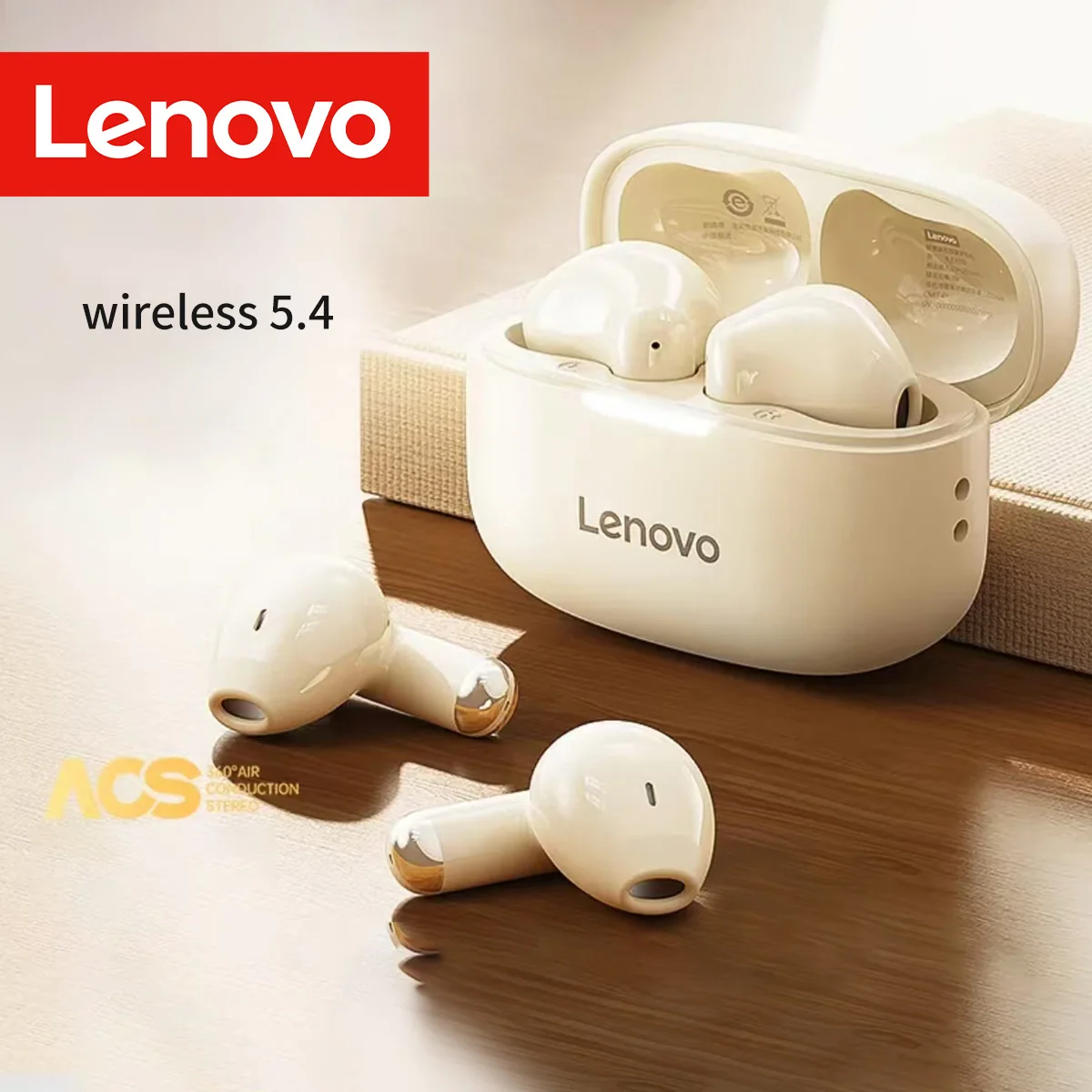 Lenovo EA110  Earphones Wireless Bluetooth 5.4 Headphones Hifi Sound ENC Call Noise Reduction Gaming Sports Earbuds With Mic New