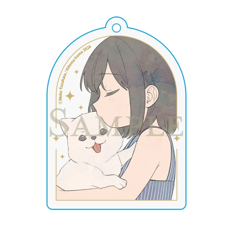 Melon Books Yuri Exhibition 6CM Acrylic Keychain Pendant Bag Car Keychain Cell Phone Pendant Present Friend Festivals Gifts