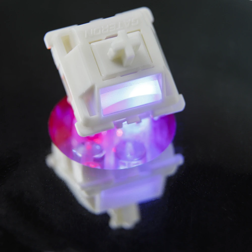 Imagem -05 - Pin Linear Pom Habitação Stem Rgb Smd Faça Você Mesmo Hotswap Milkshake Smoothie Switches Teclado Mecânico Gateron5