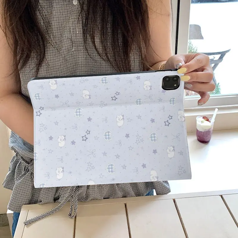 

ins Star Rabbit TABLET case for iPad pro 10/11-Inch 2020/6th/7th /8th /Air 3rd/Air 4th/9th gen/Air 5th Gen 2022/Air 11