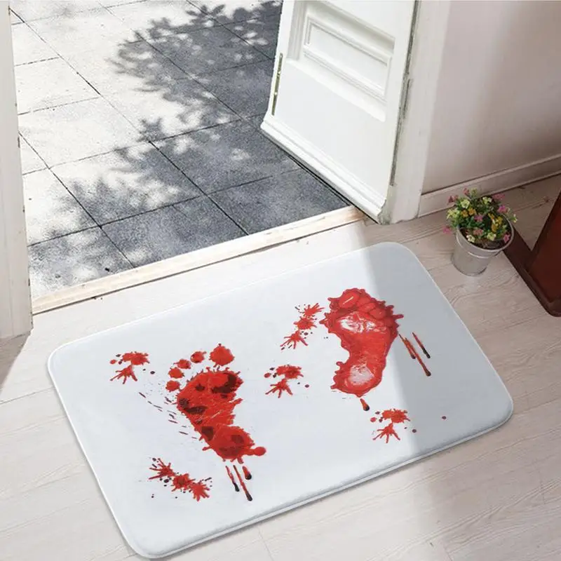 Halloween Blood bagno tappeto assorbente d\'acqua ingresso zerbino Slip tappeto assorbente doccia tappetino da bagno camera da letto decorazione