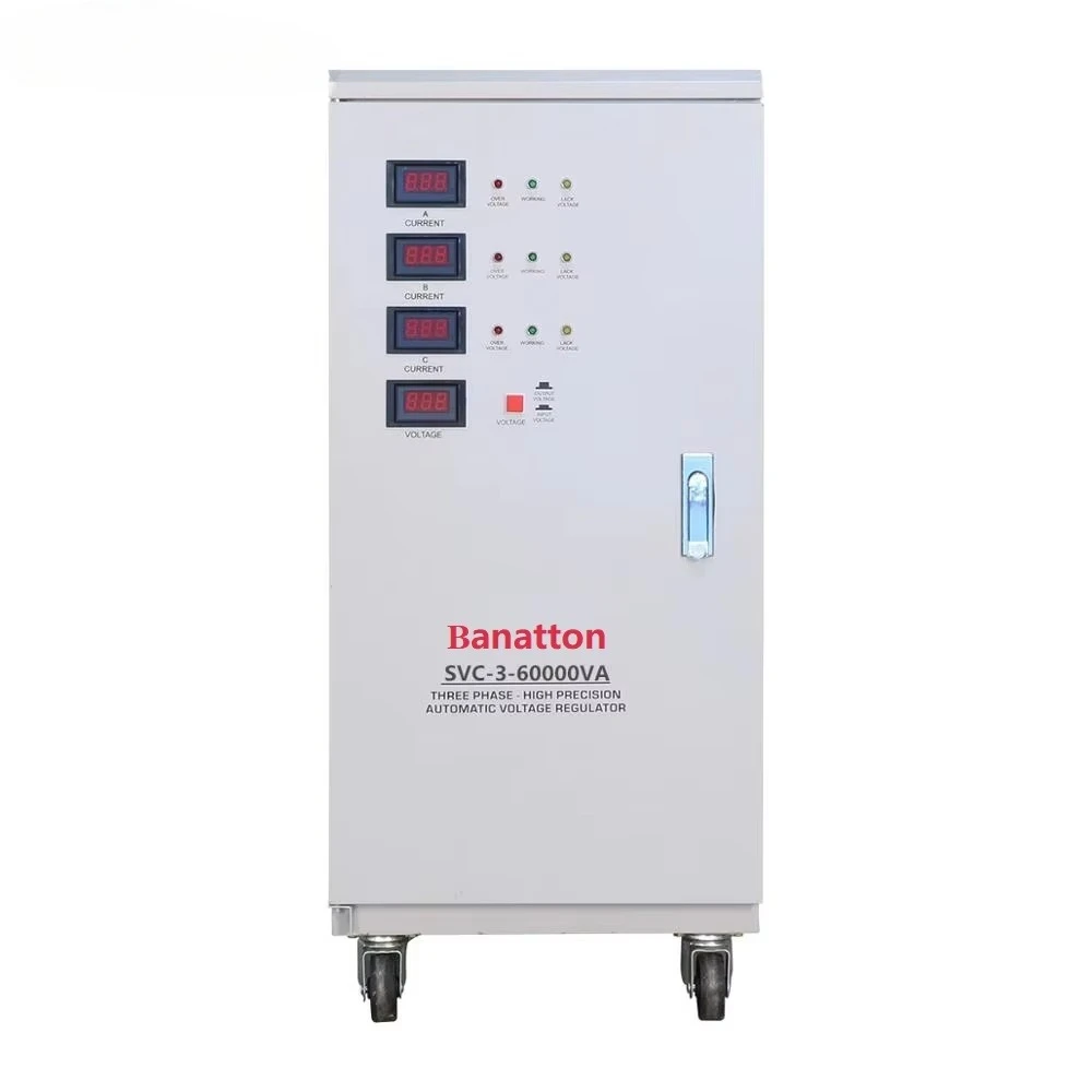 3 Phase 380v 60kva Industrial Servo Motor Voltage Stabilizer