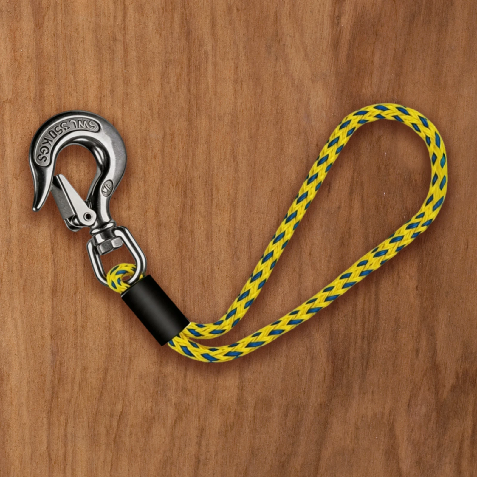 Arnés de remolque para bote inflable con gancho y conector de cuerda de remolque, capacidad de carga 2200LBS, conector flotante para bote inflable/canoa/cuerda de remo