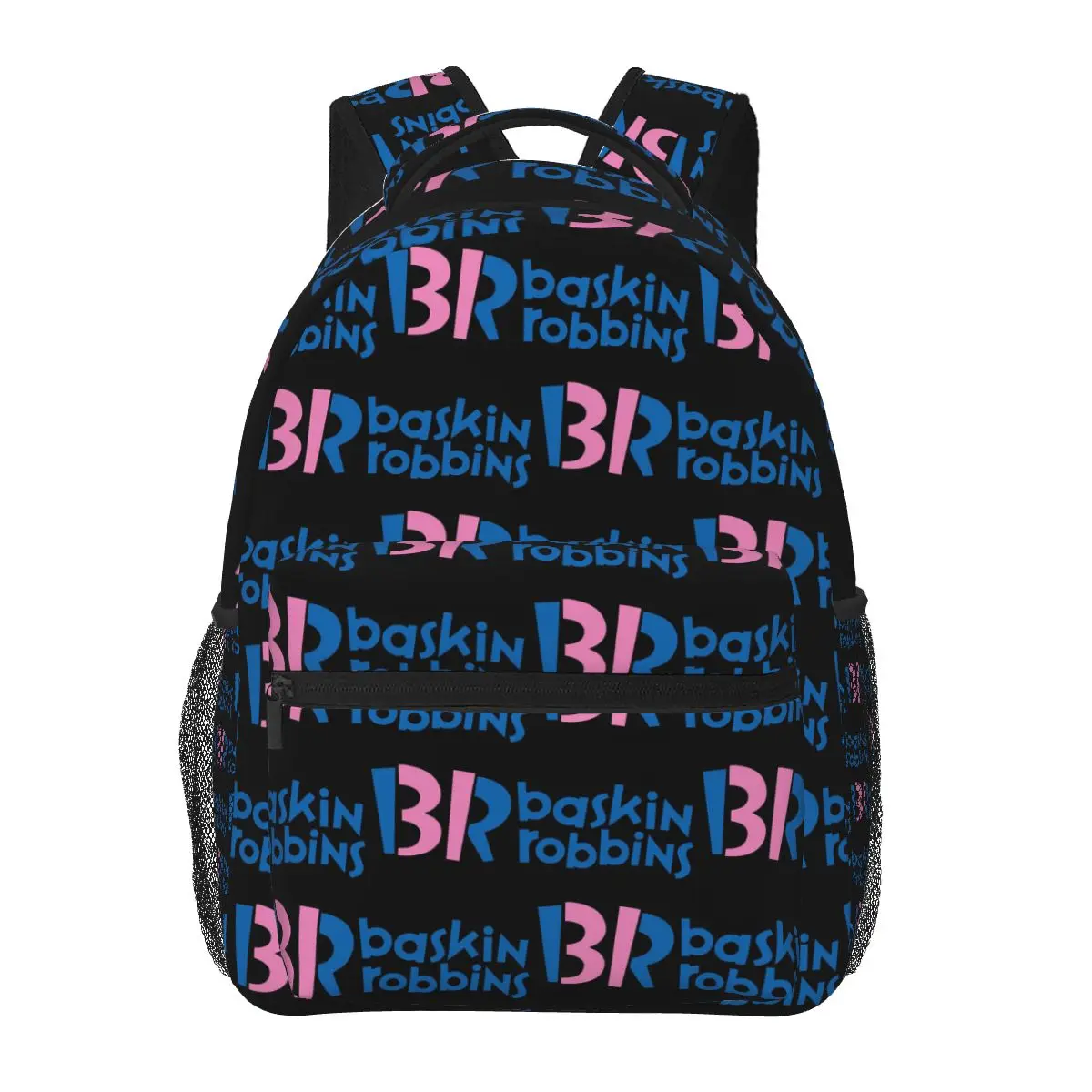

Baskin Robbins Backpack Hot Sale Daypack Large Capacity Kids BookBag School Bag Shoulder Bags for Men Women