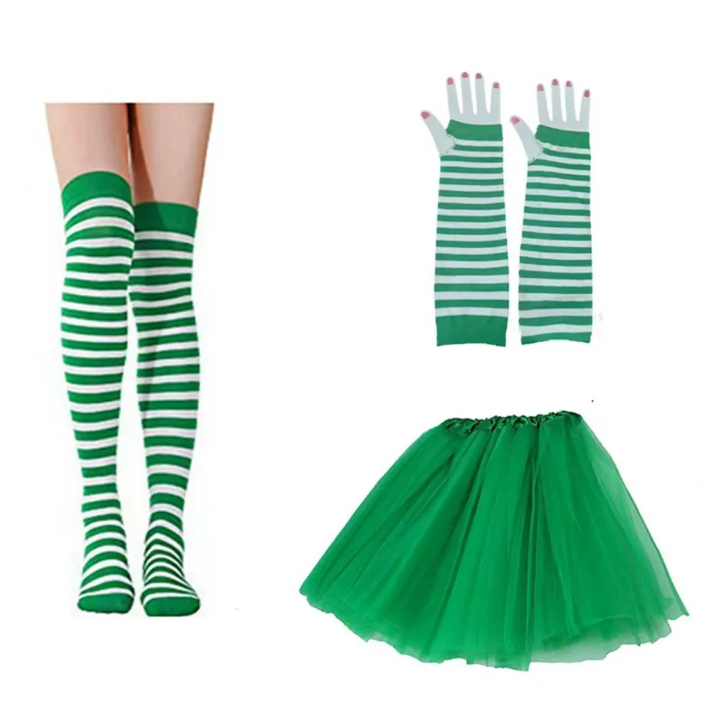 PESENAR 여성 의상 액세서리 투투 세트 머리띠 포함 80년대 할로윈 크리스마스 파티 소녀용