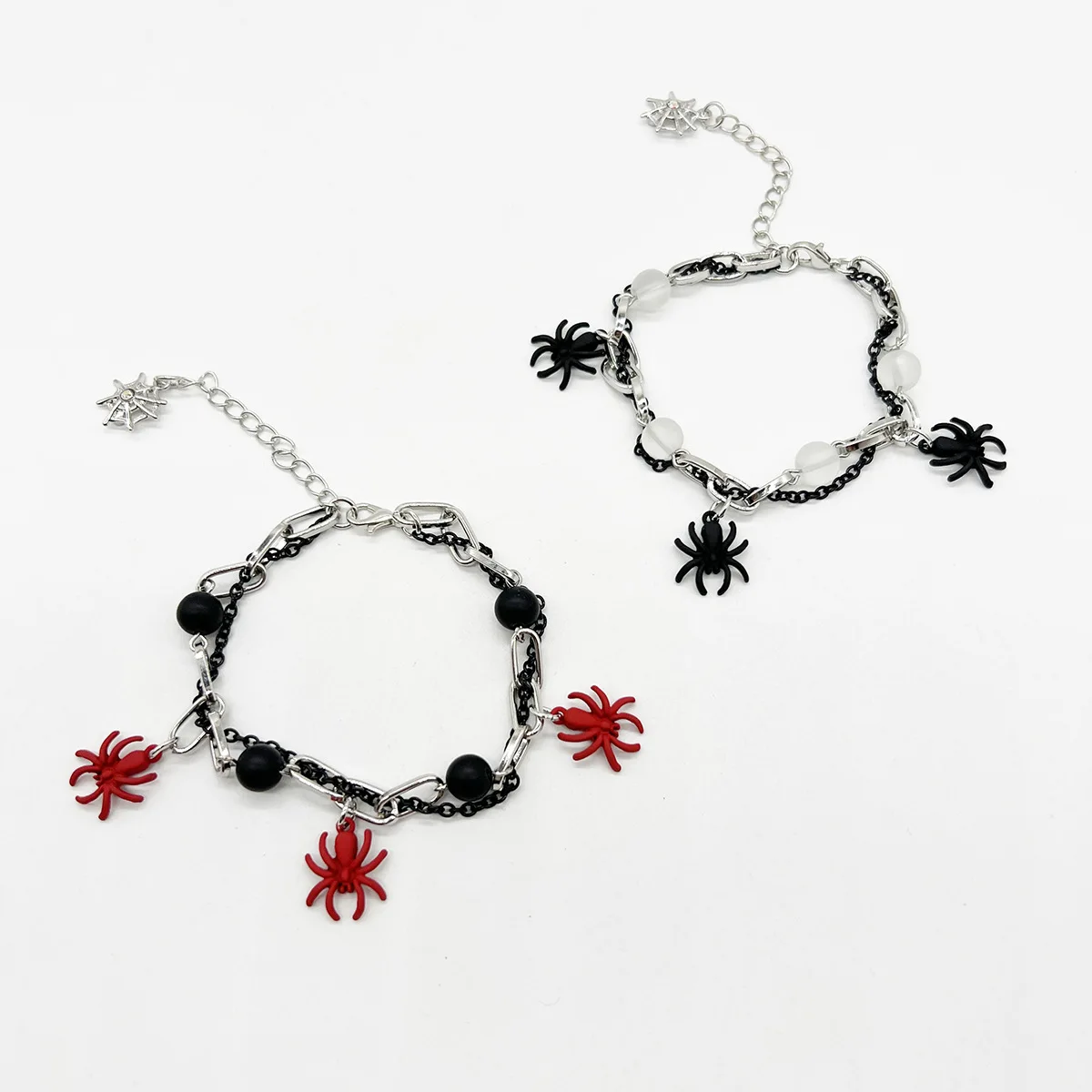 Dark Red Spider Bracelet Unique Design Black Lovers Boudoir Magnetic Hand Guitar Stylish Microphone 5-Pointed Star Hand Jewelry