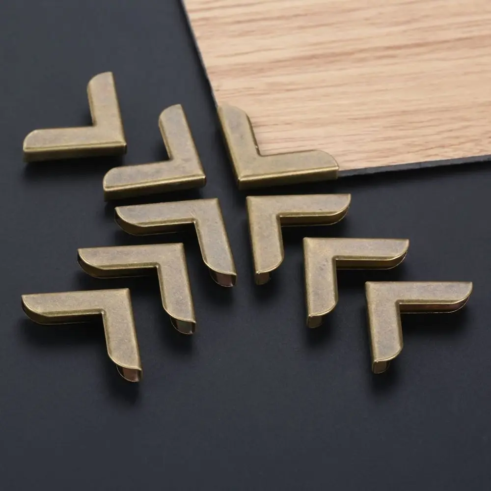 

50Pcs Box Menus Folders Notebook Furniture File Corner Brackets Scrapbooking Albums Decorative Corner Corner Protectors