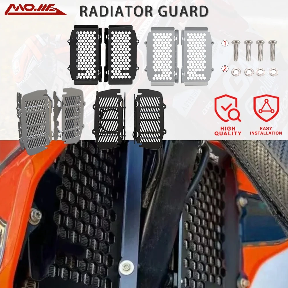 

Motorcycle For KTM EXC XC XCW TPI 2T/4T model 2020 2021 2022 2023 2024 Radiator Guard Protection Grille Cover Oil Cooler Guard