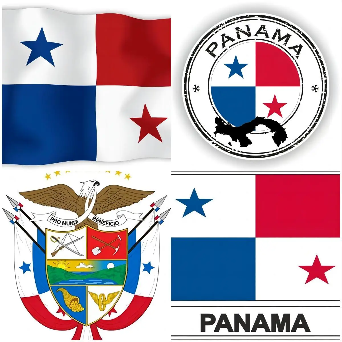 

Panama International Flag Sticker Decal Personalized Windshield Car Truck Off Road Vehicle Window Bumper