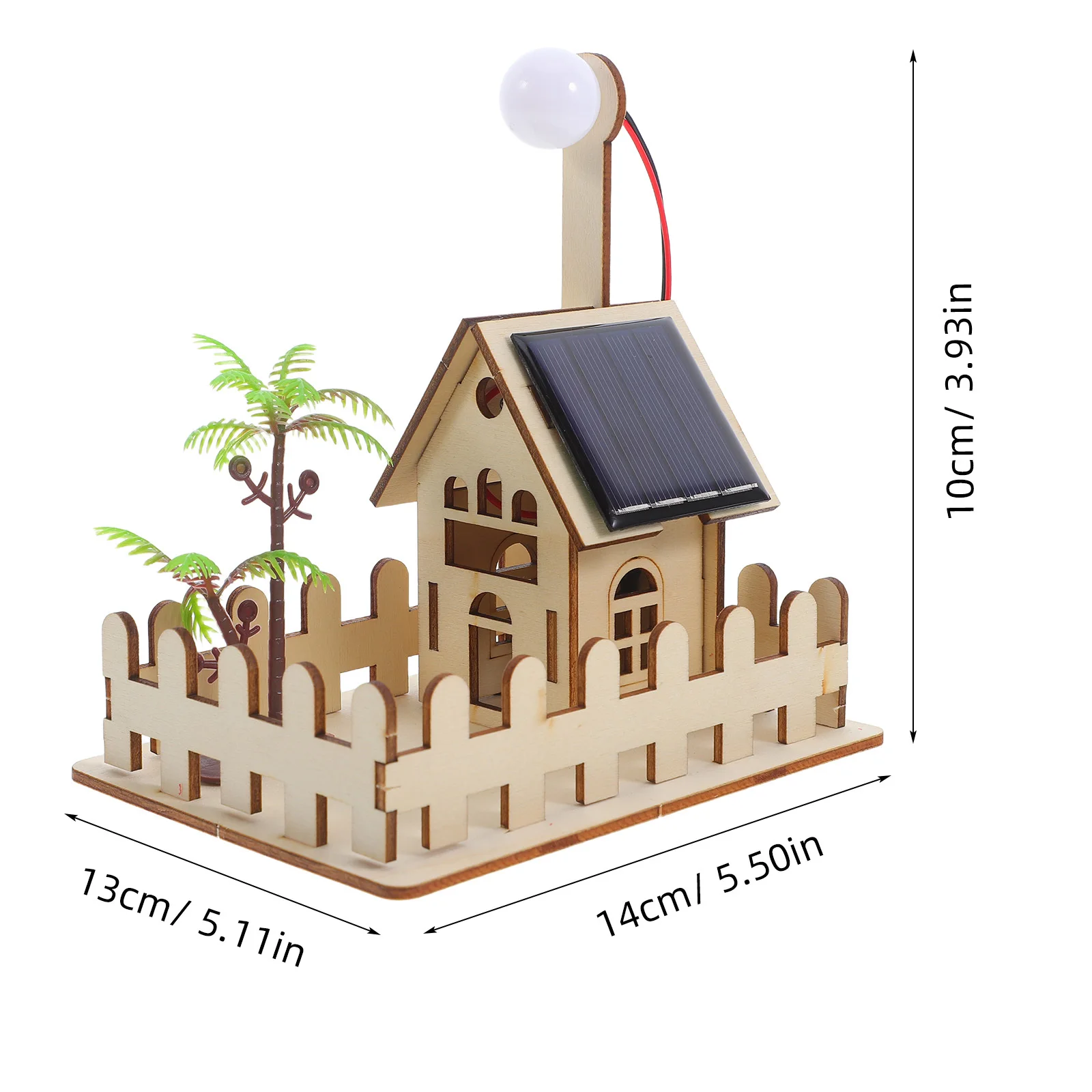 1 set Solar Garden Light Science Kit Diy Natuurkunde Experiment Leren Creatieve lamp op zonne-energie Educatief montageproject