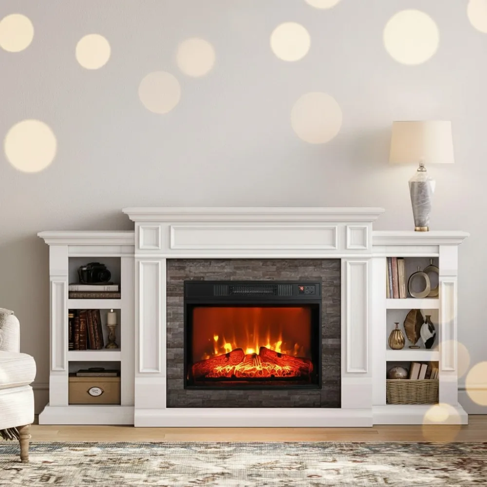 72" Electric Firepl…