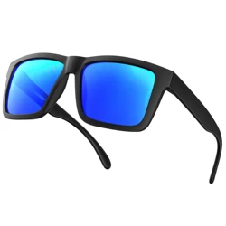 JULI XL Size Extra Big Z87 Sunglasses for Big Wide Heads Men TR90 Ultralight UV400 Sun Glasses 8228