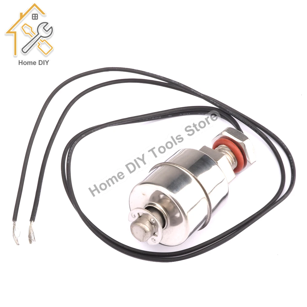 220V 45mm Stainless Steel Float Sensor Switch Liquid Water Level Sensor Controller Automatic Water Pump Controller For Tank Pool