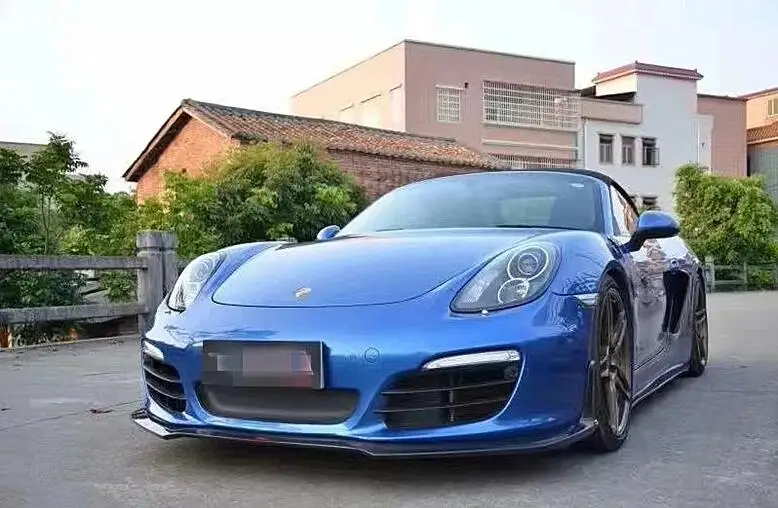 

CARBON FIBER For Porsche 981 Boxster 2013-2016 REAR TRUNK SPOILER FRONT LIP REAR BUMPER DIFFUSER SIDE SKIRTS BODY KIT