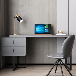 Italian Luxury Office Desk Modern Simplicity Wood Home Boss Office Desk Computer Bedroom Bureaux Meuble Work Furniture QF50OD