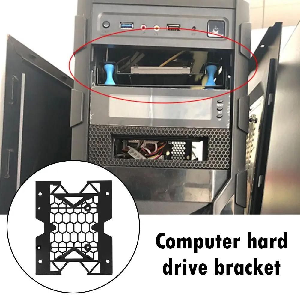 Dvd-rom Drive In A Desktop Box Hard Disk Bracket 5.25 3.5 Hard Bracket Drive Computer Bracket A SSD Mechanical To 