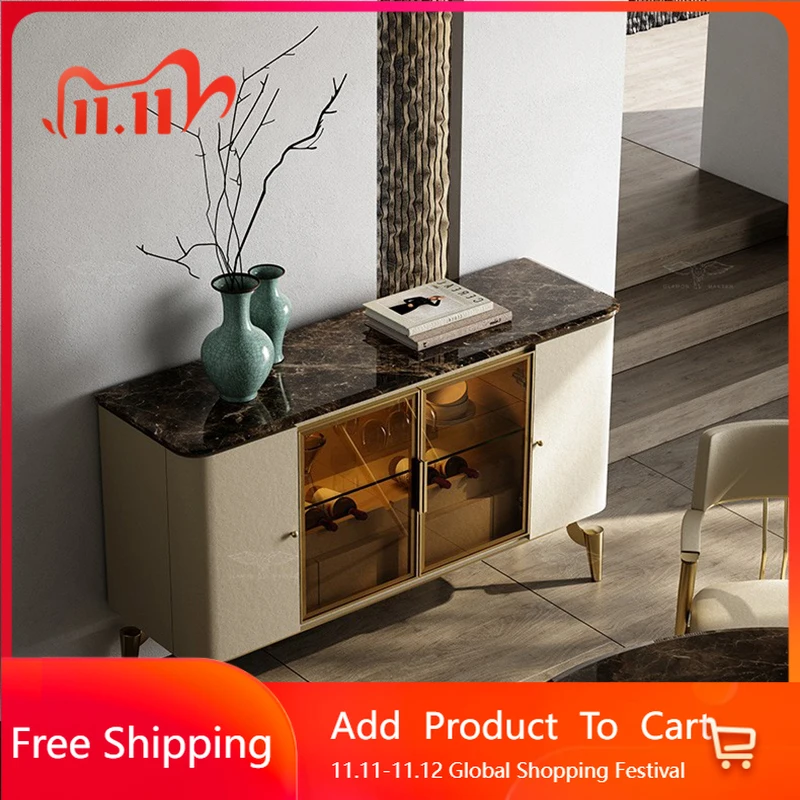 

Mobile Shelves Bar Cabinet Living Room Storage Restaurant Wine Cabinet Display Nordic Tequila Partitions Repisa Club Furniture