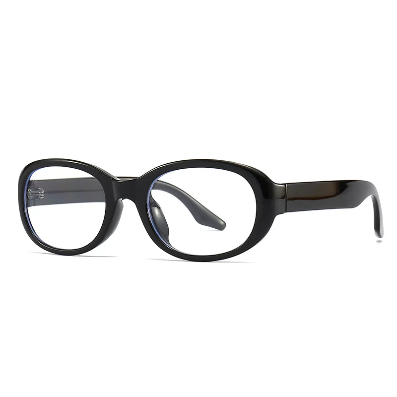 55869 Vintage Oval Sonnenbrille Frauen Marke Designer Brillen Rahmen Damen Schwarz Sonnenbrille Retro Brillen Brillen