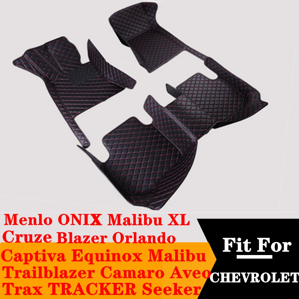 

Автомобильные коврики для Chevrolet Menlo Cruze Malibu XL Trax Tracker Captiva Equinox Camaro Seeker Aveo Custom FloorLiner Подушечки для ног