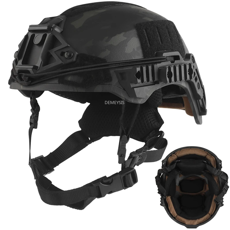 

Airsoft CS Helmet Tactical Wendy Helmet 3.0 Double Spongy Pad Hanging Suspension System Chin Strap Shooting Sports Helmets