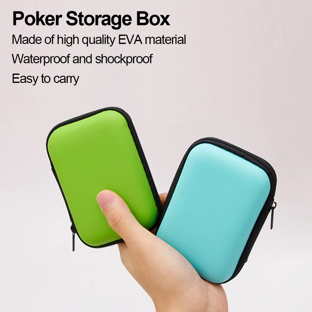 Convenient Practical Playing Card Box Playing Card Box Waterproof Trading Card Travel Case Versatile Applications for Party Game