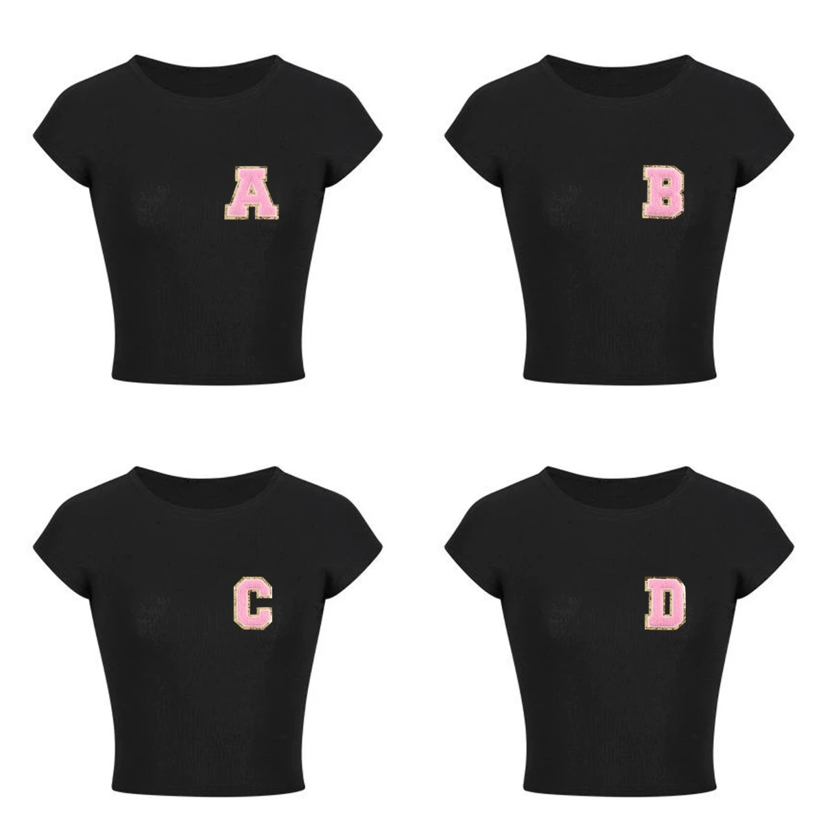 

2025 модная женская футболка с коротким рукавом и круглым вырезом, однотонные облегающие женские укороченные топы для повседневной уличной одежды, летние женские майки