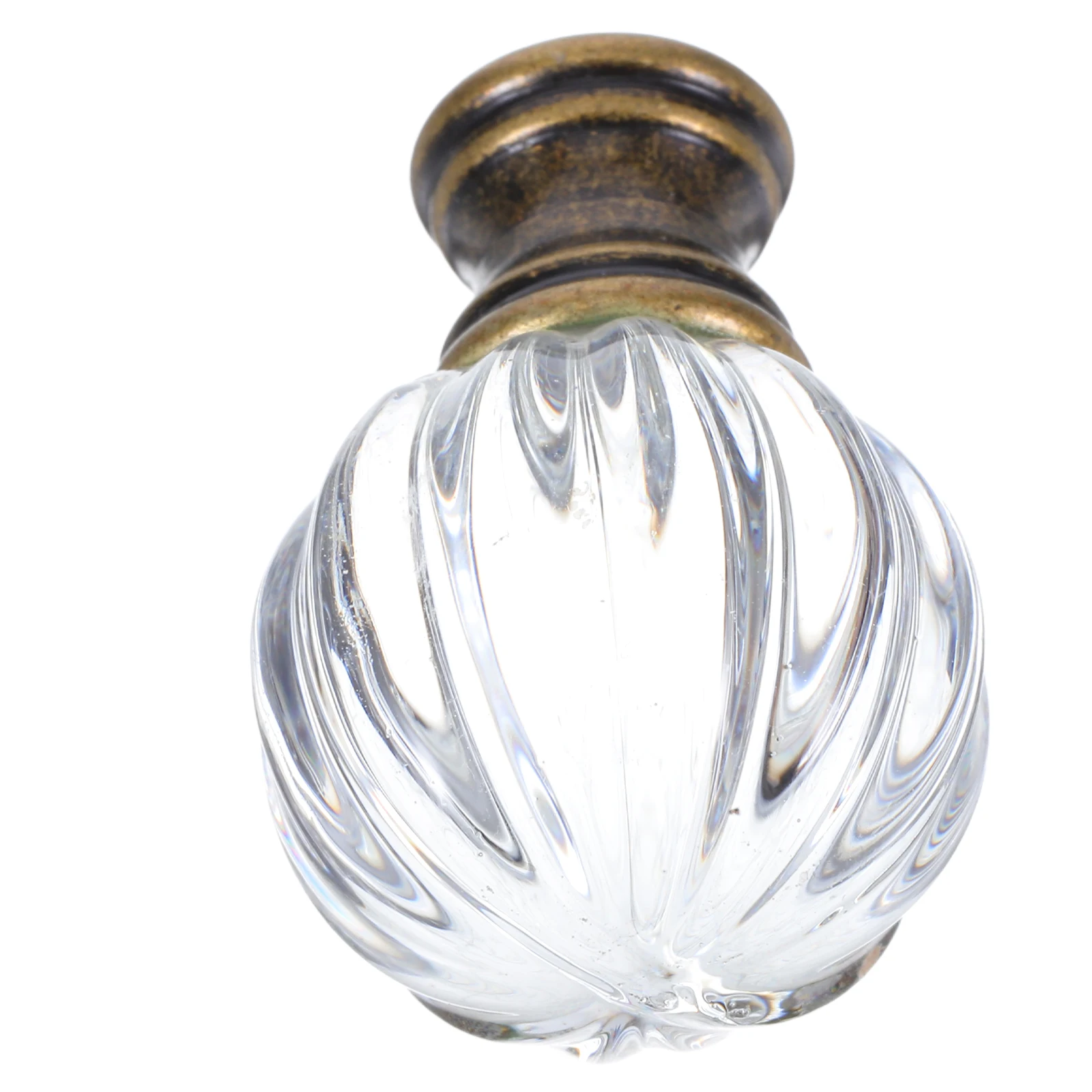 

Wave Decorative Lights Fan Lamp Finial Cap Extender Glass Light Knob Copper Screw Finials for Table Floor Lamps Living Room