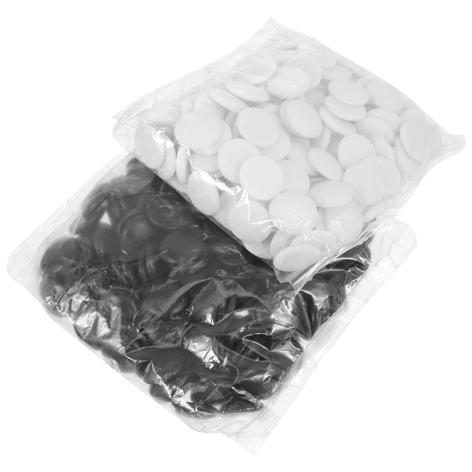 

2 Bags Piece Go Chess Supply Accessory Stone Ceramic Flat Beads Ceramics Educational Playthings Accessories Board Game
