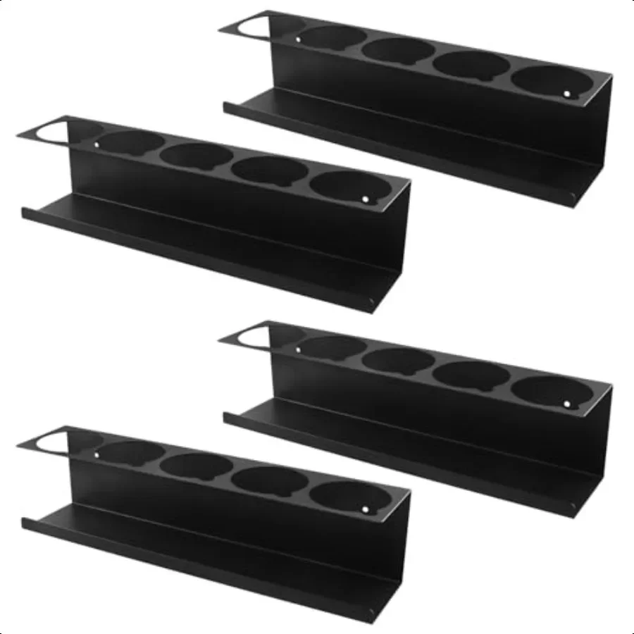 

HeavyDuty Aerosol Spray Can Holder Rack Organizer Steel PowderCoated Holds 20 Cans 4 Pcs Multipurpose Wall Toolbox Cart Mount N