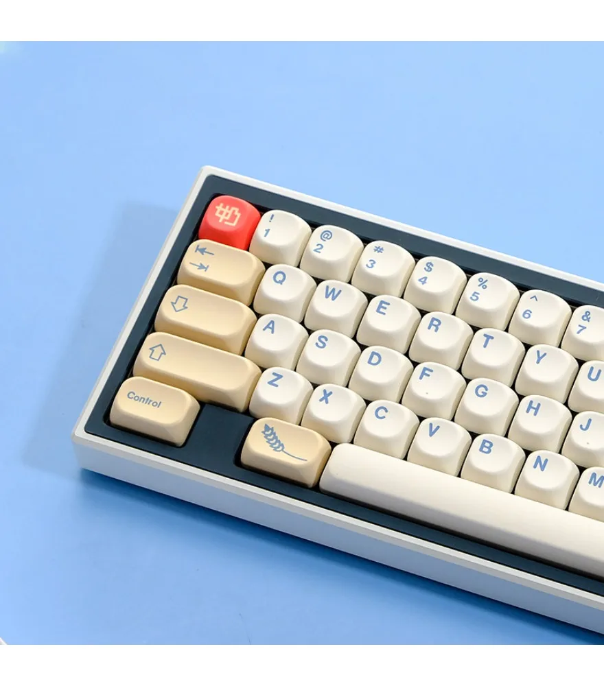 

Soybean Milk Keycaps MOA\ KOA Highly Cute Sublimation PBT Keycaps 140 Keys Small Full Set Boxed