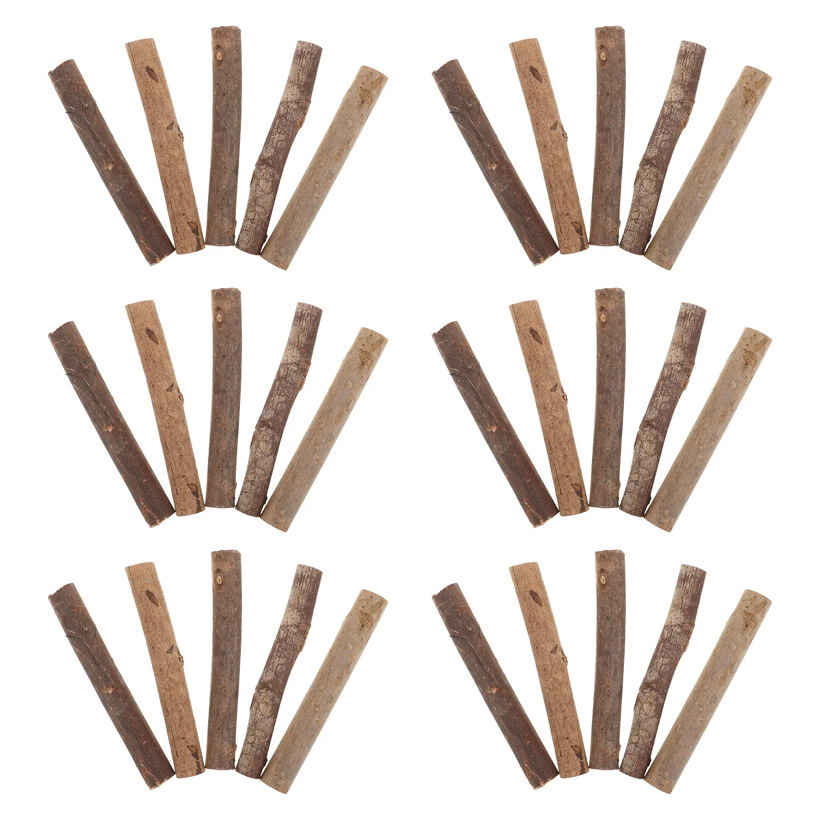 

100pcs Natural Wood Twigs Sticks For Diy Crafts Farmhouse Decorations Home Vase Fillers 3.93Inch Long Rustic Wooden
