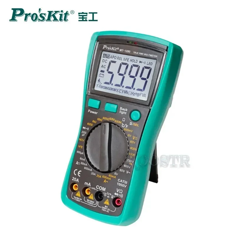 การรีวิวและแนะนำมัลติมิเตอร์ Pro'skit MT-1280 3 5/6 สำหรับการใช้งานที่แม่นยำและปลอดภัย