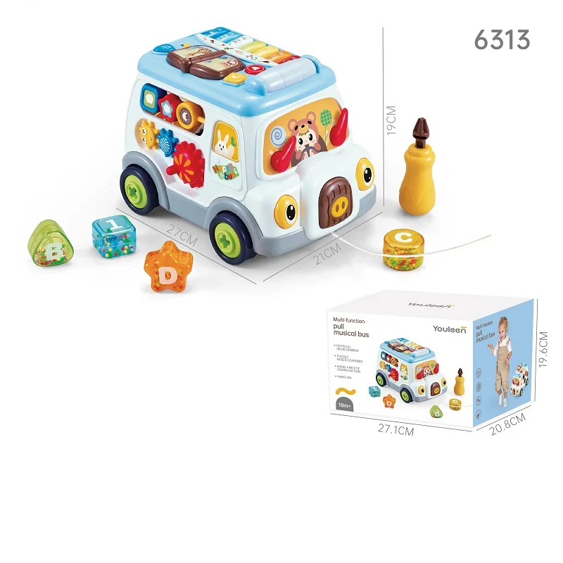 Kids' Interactive Music Bus with Various Functions