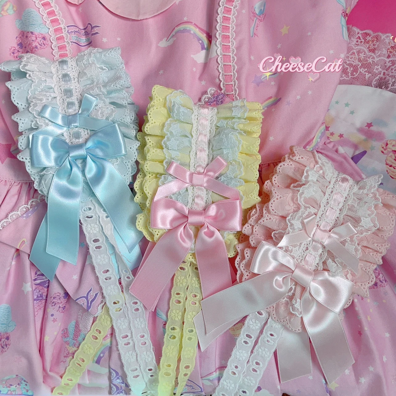 Multi-colored ! Japanese Style Ribbon Bow Christmas Gift Lolita Headband Girl Women\'s Sweet Lace Bow Hairband Headwear