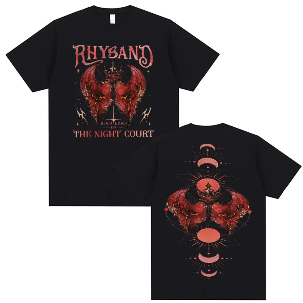 

Bat Boys Rhysand Vintage Graphic T Shirt High Lord of The Night Court 100% Cotton Tee Shirt Men Women Vintage Hot Sale T-shirts