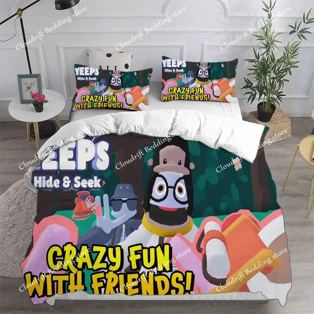

Game Yeeps Hide And Seek Bedding Sets Bed Cover Comforter Duvet Cover Pillow Case Sets Kids Adult Bedroom Decoration