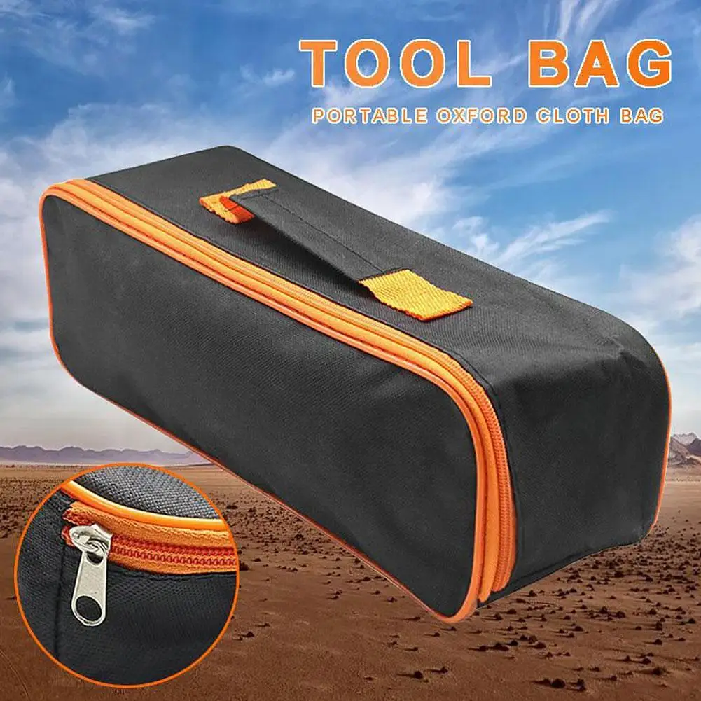 Portable Large Capacity Tool Bag Multifunctional Oxford Cloth For Pliers, Screws, Electrical Storage Tools Bag