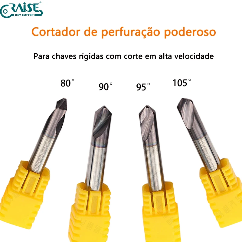 自動キーカッティングマシン用の強力なディンプルカッター、硬質キー用、鍵屋ツール