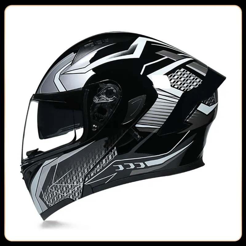 

DOT Unisex Motorcycle Helmet Full Face Safety Racing Helmet Motobike Scooter Casco Moto Modular Capacetes Helmets Casco Capacete