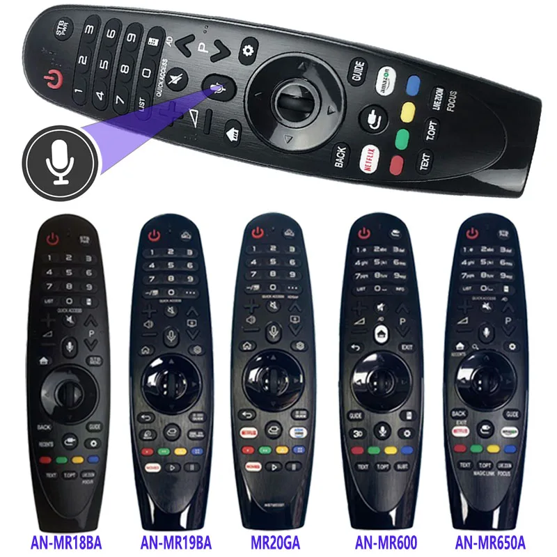 

AN-MR600 AN-MR650A AN-MR18BA AN-MR19BA MR20GA Voice TV Remote Control for LED OLED UHD Smart TV 43UJ6500 43UK6300 UN8500 UM7600