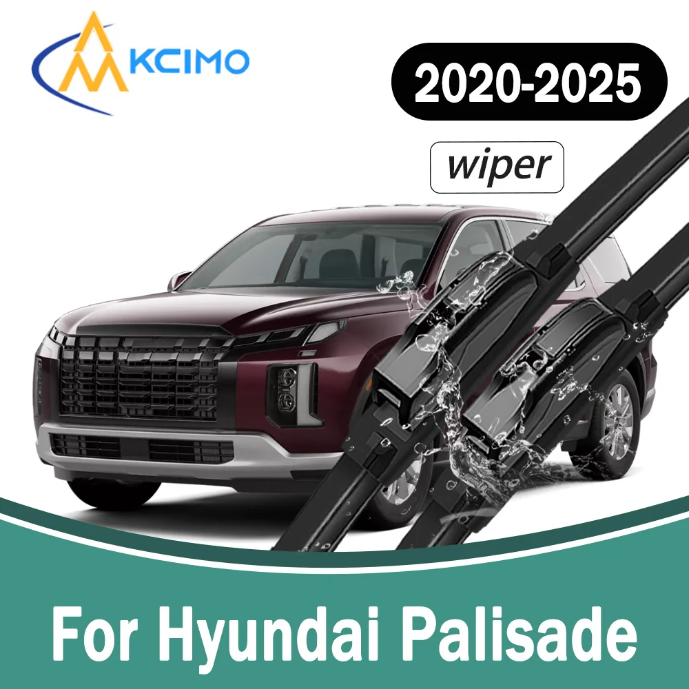 

All-Weather Front Windscreen Wiper Blades For Hyundai Palisade LX2 2020-2025 High Quality Car Windshield Replacement Part 2Pcs