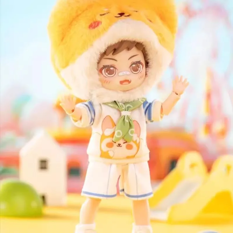 PEETSOON Garden Party Series Cute 16cm Doll Bjd 12 Point Doll Movable Doll Gift Toy Cute Figure Decoration Movable Joints