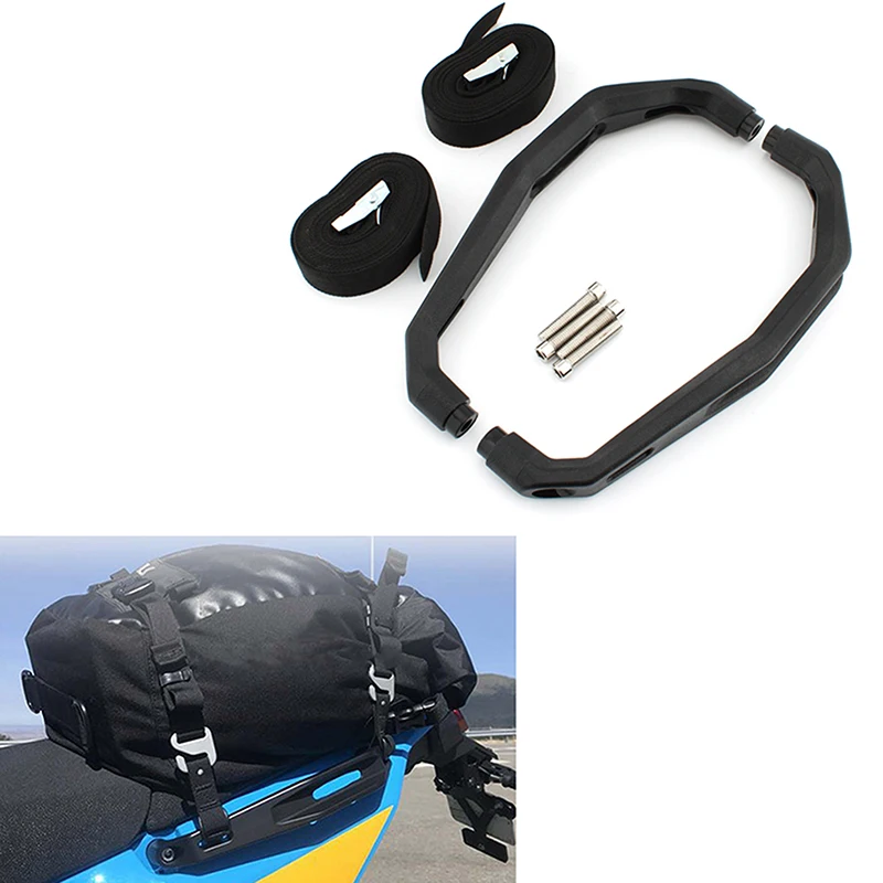 Rear Passenger Grab Handle Tail Rack Luggage Strap Set for Yamaha Tenere700 XTZ700 2019-2024 Motorcycle Seat Armrest Rail