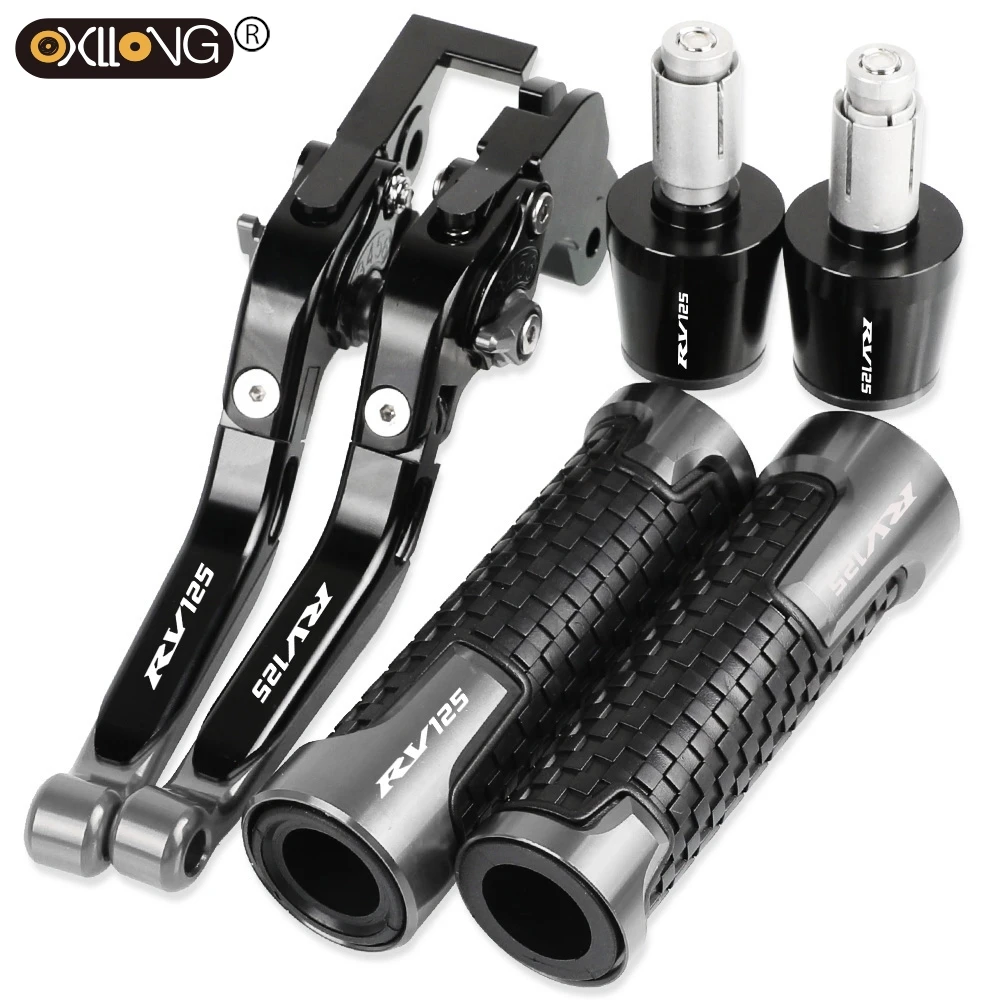 

RV 125 Motorcycle For SUZUKI RV125 2003 2004 2005 2006 2007 2008 2009 2010-2016 Brake Clutch Levers Handlebar Hand Grips ends