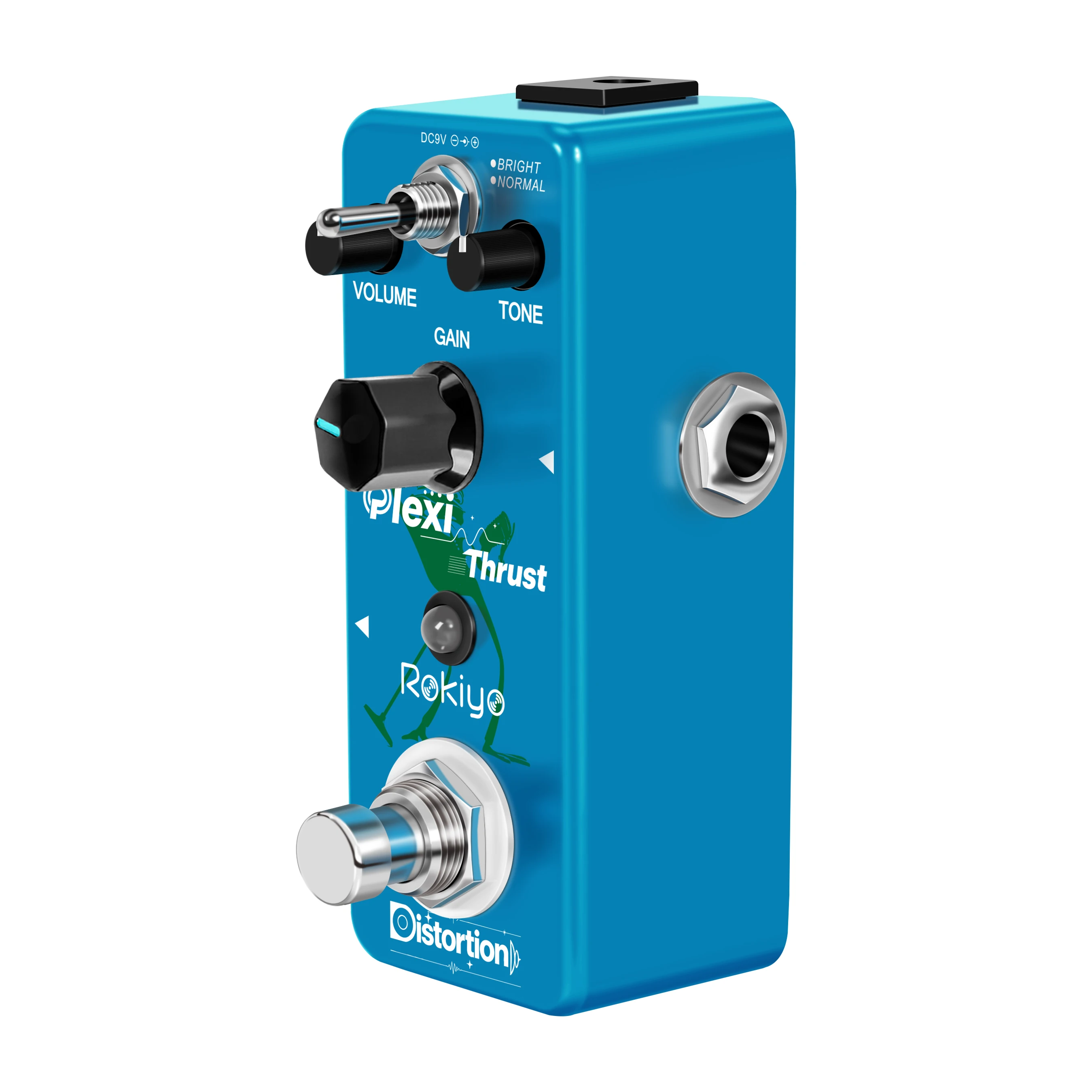Rokiyo Plexi Thrust Distortion Guitar Effect Pedal Classic Plexi JCM800 Vintage Tone  Stompbox for Rock Metal Guitar Bass view 5