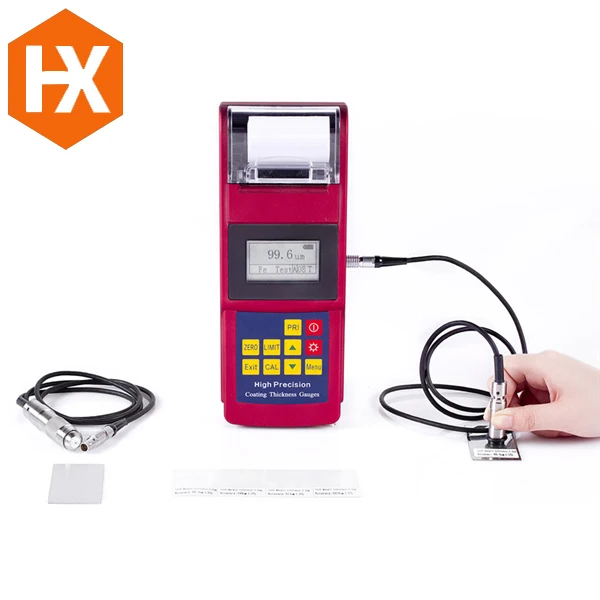 Non-destructive UT Testing NDT Weld Inspection Ultrasonic Coating Thickness Gauge HXCTG-262 Build-in High-speed Thermal Printer