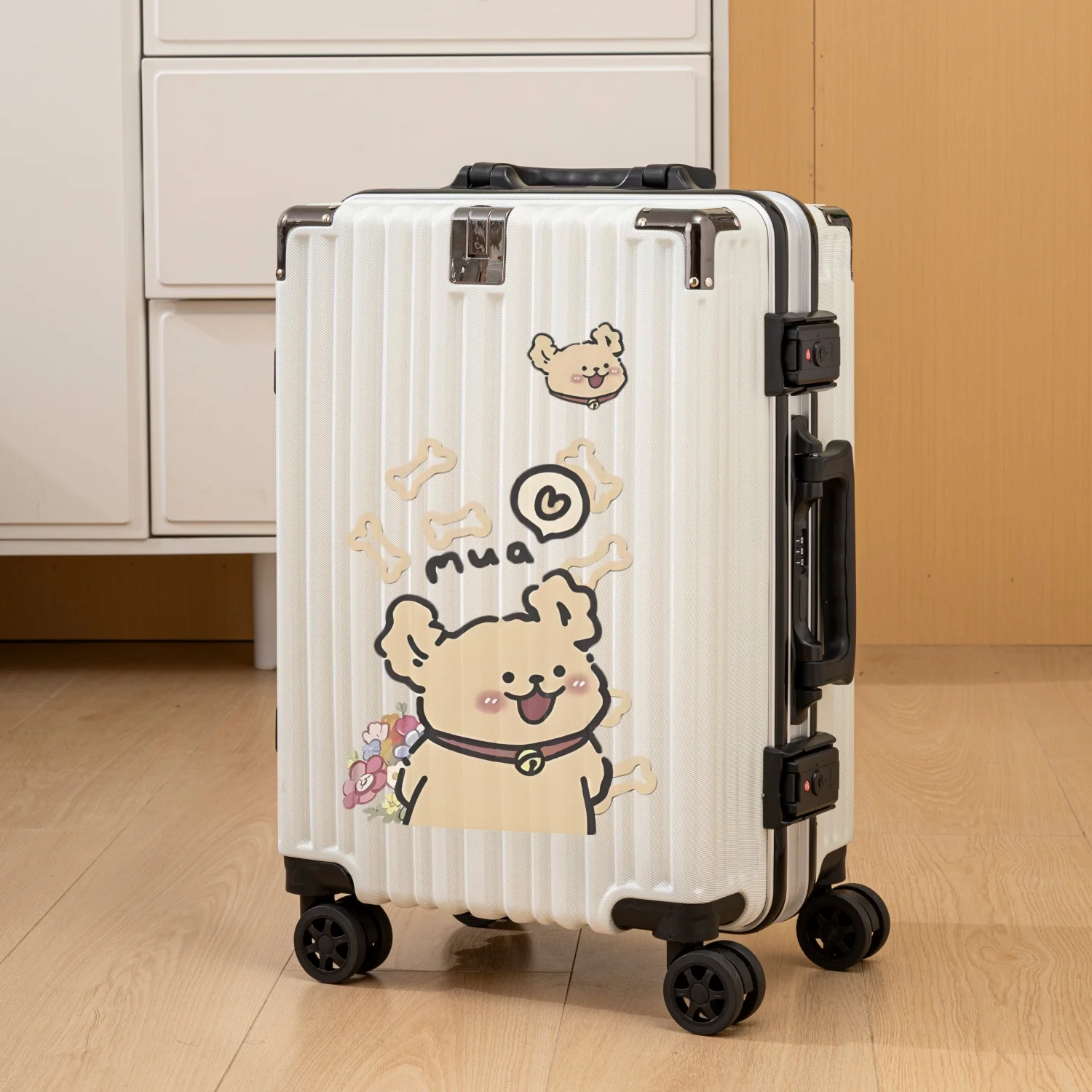 2026-new-cartoon-anime-luggage-suitcase-universal-wheel-pull-rod-travel-bag-unisex-leather-box-password-youth-summer-trend