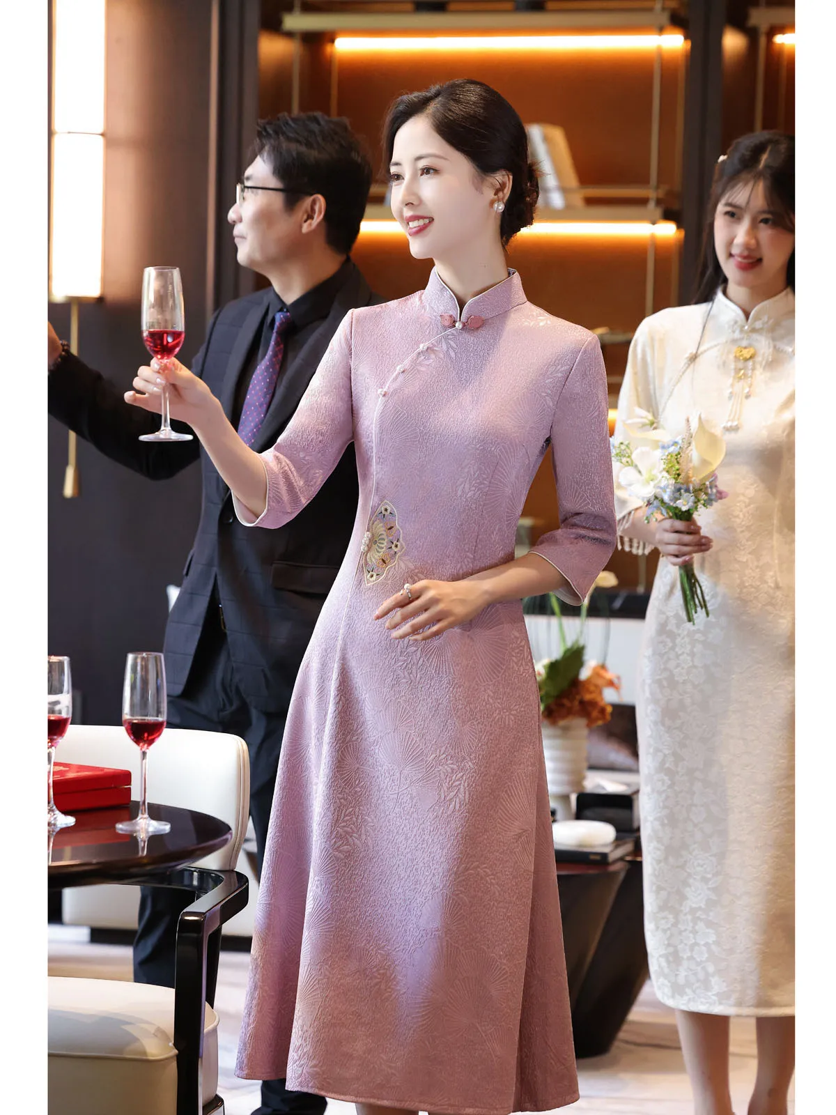 

Ele Purple Wedding Dr Young Sle Chinese New Version for Mother of the Bride Wedding Ceremony