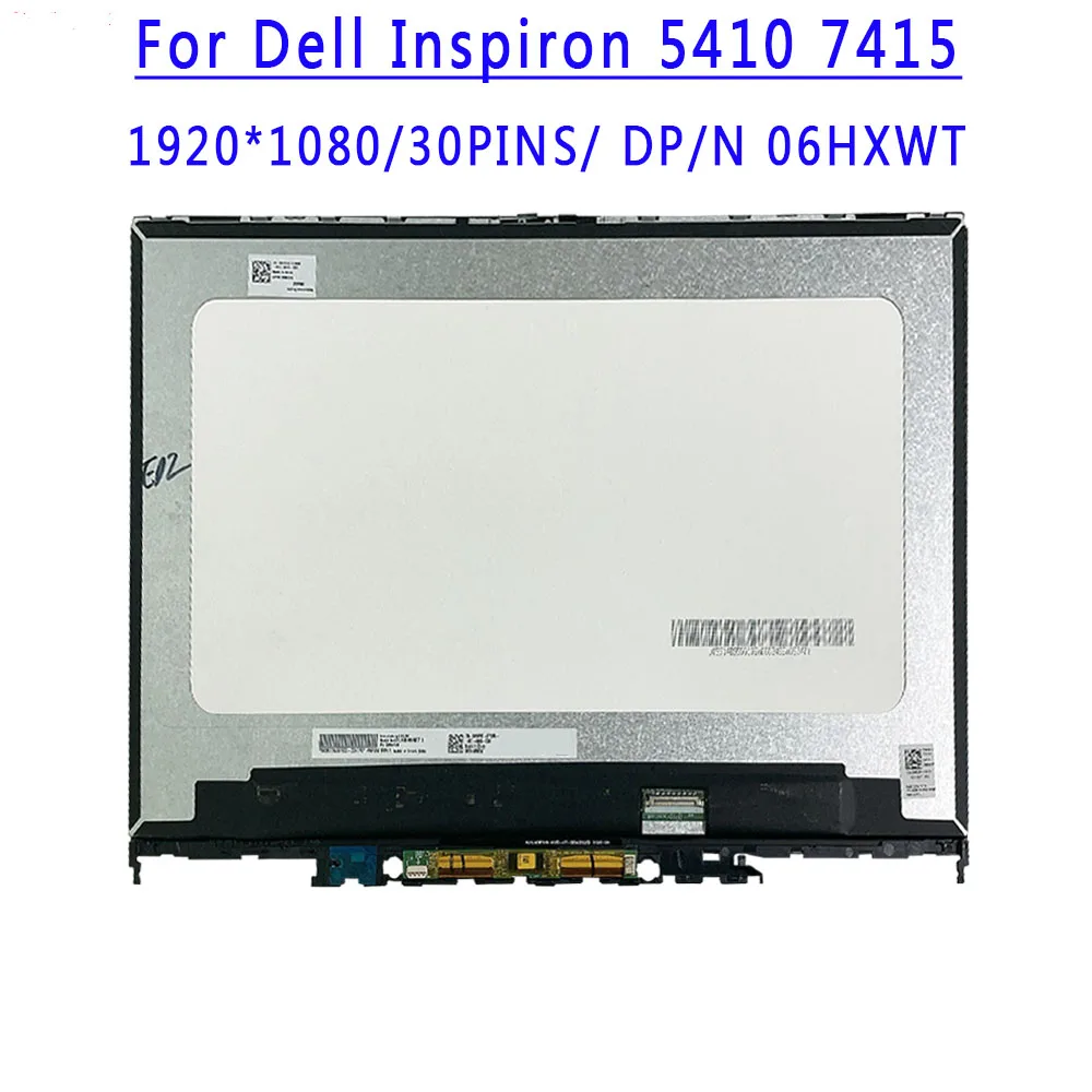 DP/N 06HXWT 14,0 pulgadas 1920x1080IPS FHD 30 pines EDP B140HAN07.1 montaje táctil para Dell Inspiron 5410 7415 P147G P147G001 P147G002